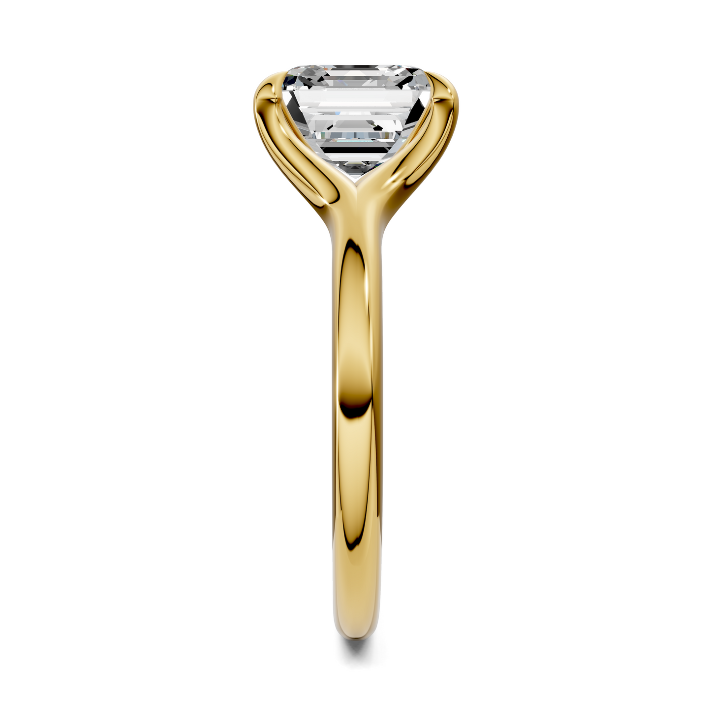 Jillian Split Shank Solitaire Ring