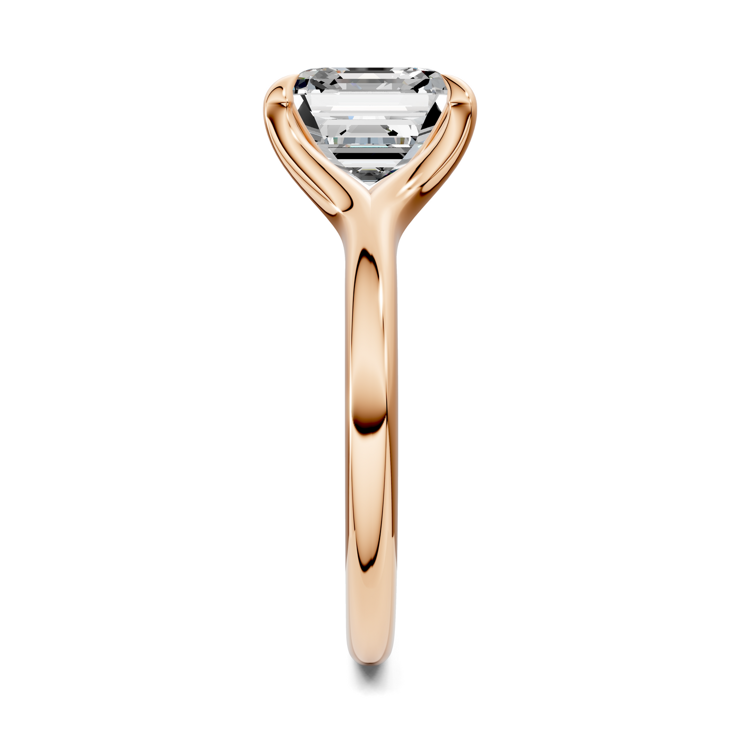 Jillian Split Shank Solitaire Ring
