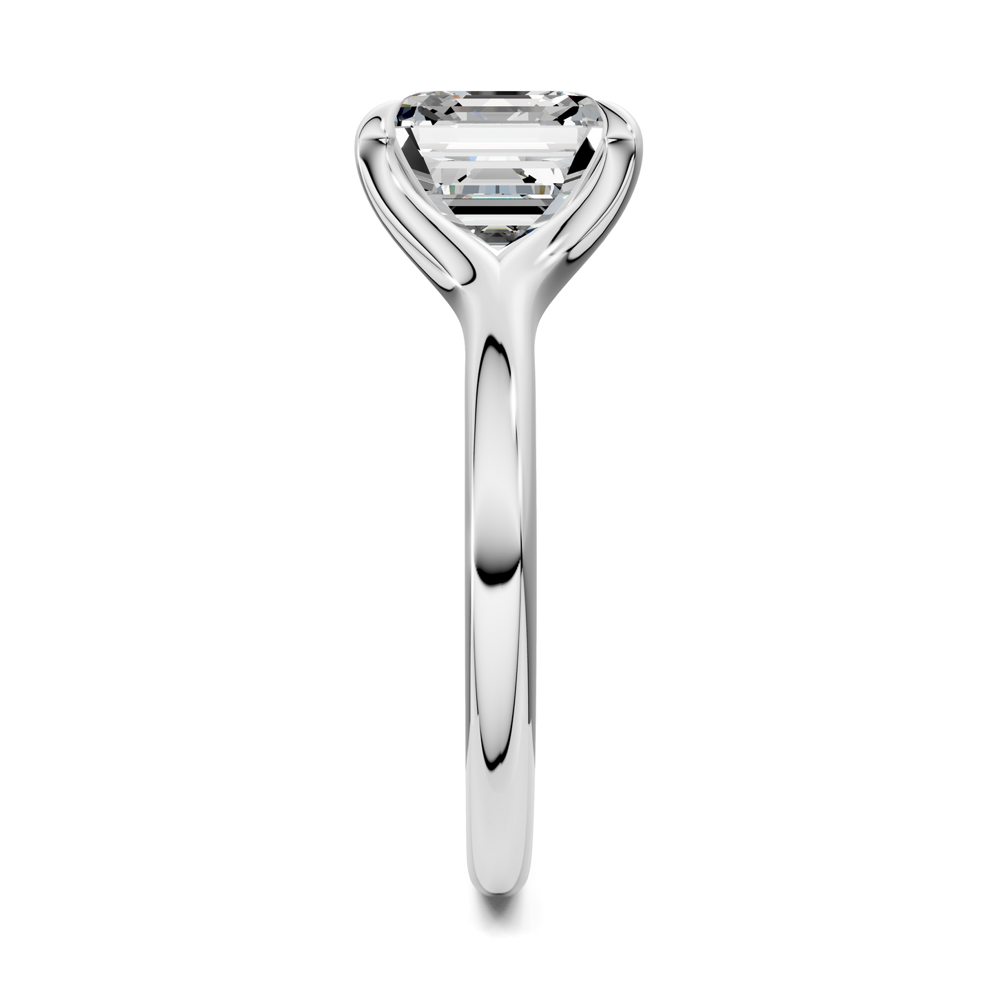 Jillian Split Shank Solitaire Ring