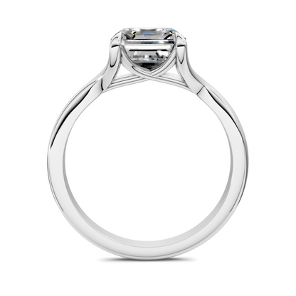 Jillian Split Shank Solitaire Ring