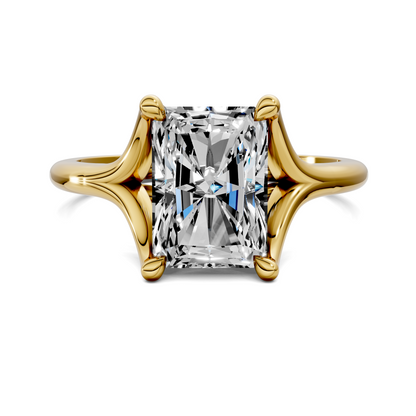 Jillian Split Shank Solitaire Ring