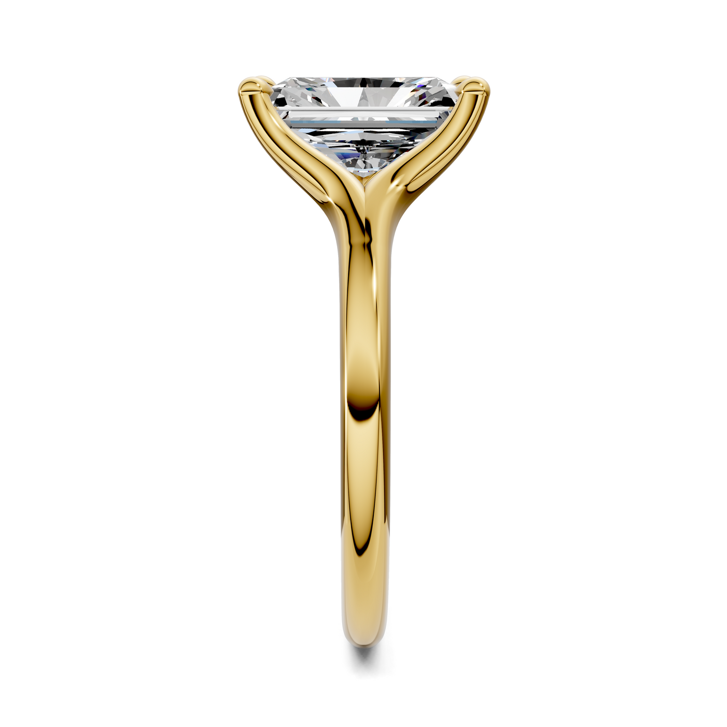 Jillian Split Shank Solitaire Ring