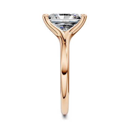 Jillian Split Shank Solitaire Ring