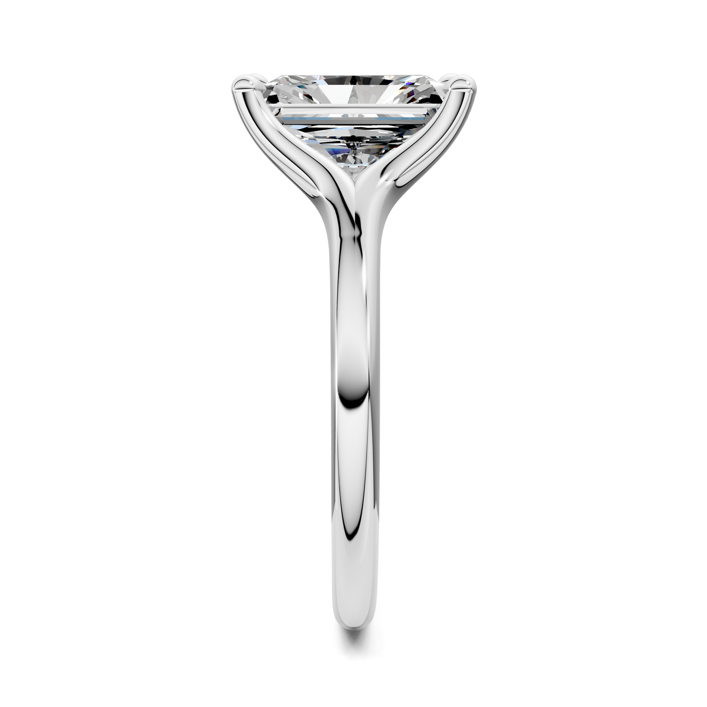 Jillian Split Shank Solitaire Ring