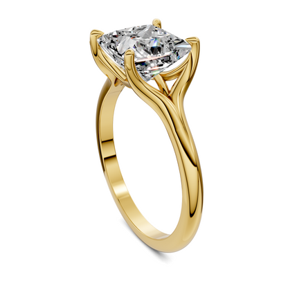 Jillian Split Shank Solitaire Ring