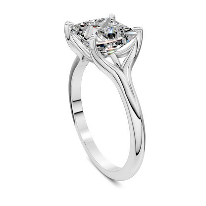 Jillian Split Shank Solitaire Ring