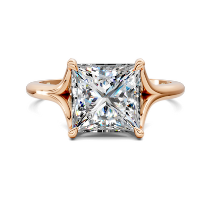 Jillian Split Shank Solitaire Ring