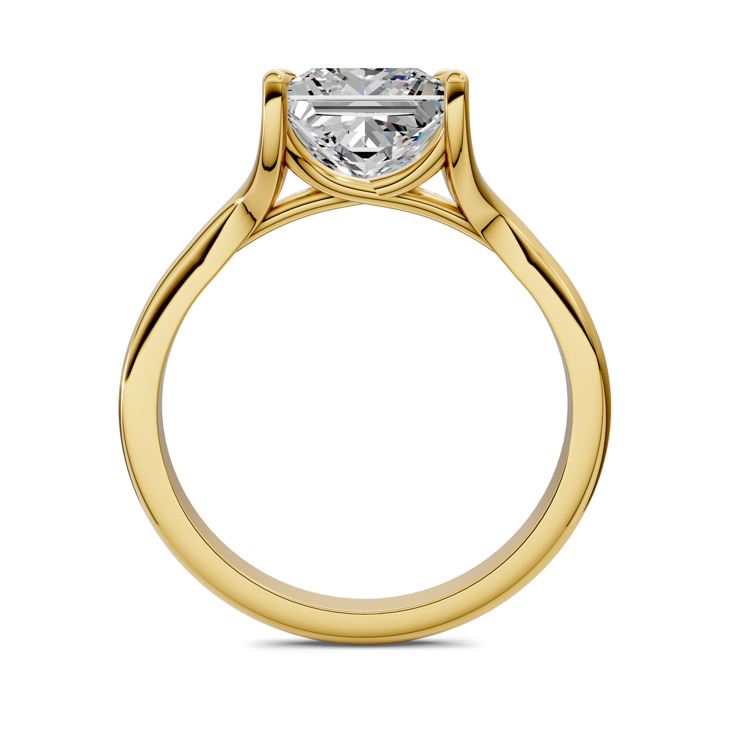 Jillian Split Shank Solitaire Ring
