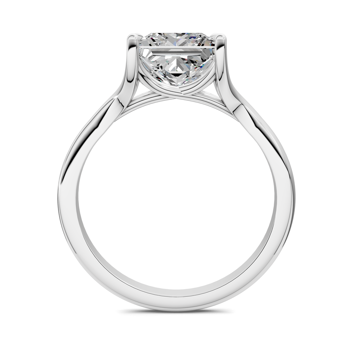 Jillian Split Shank Solitaire Ring