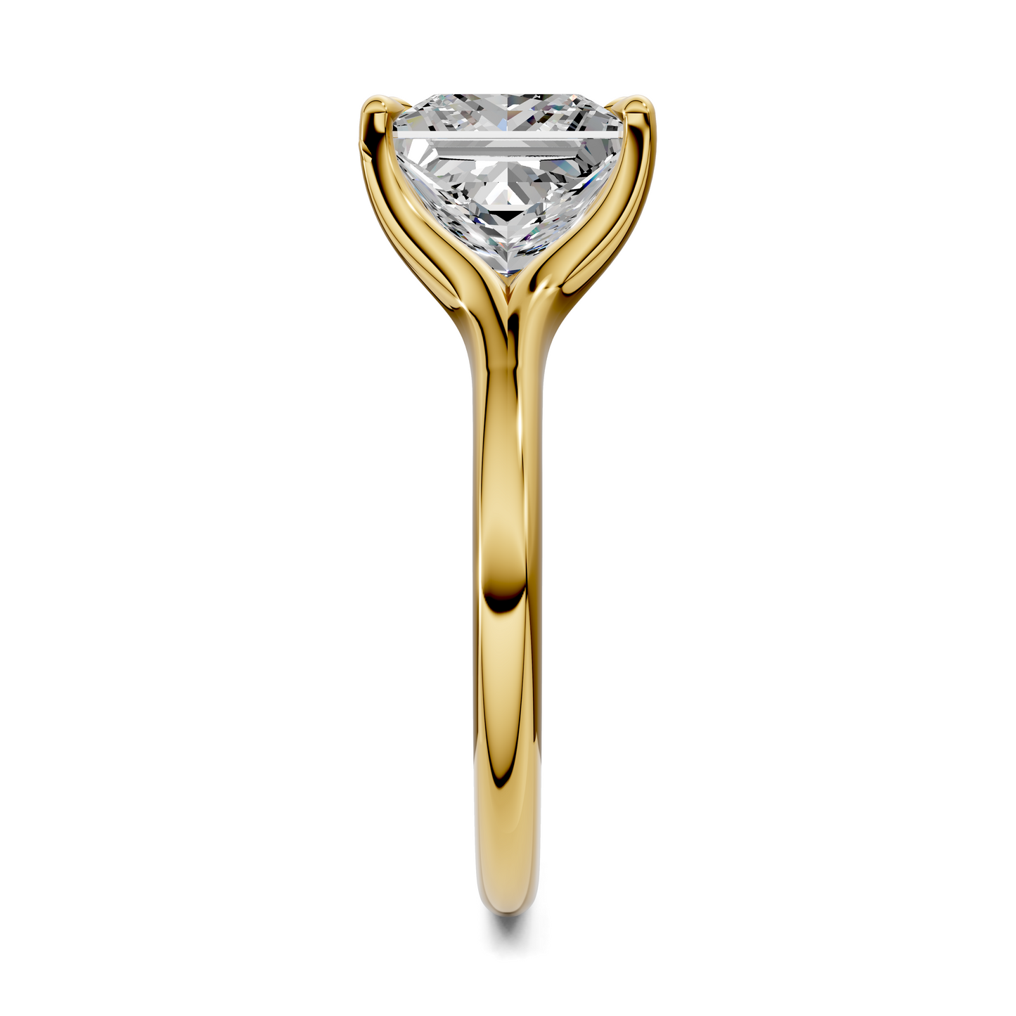 Jillian Split Shank Solitaire Ring