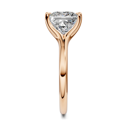 Jillian Split Shank Solitaire Ring