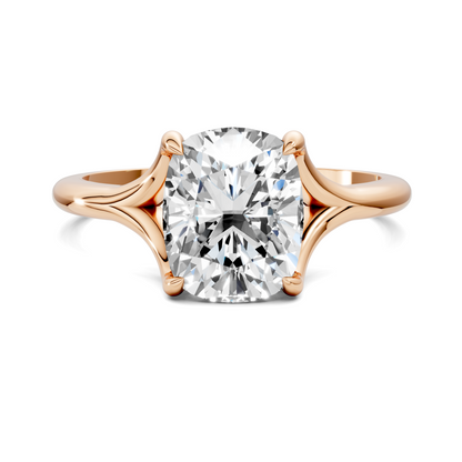 Jillian Split Shank Solitaire Ring