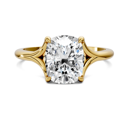 Jillian Split Shank Solitaire Ring