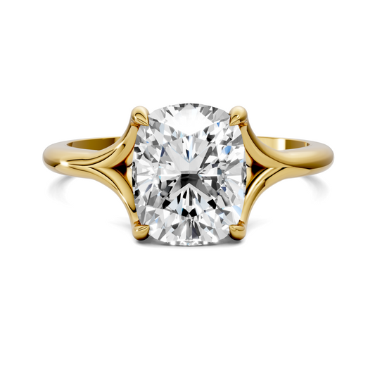 Jillian Split Shank Solitaire Ring