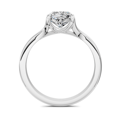 Jillian Split Shank Solitaire Ring