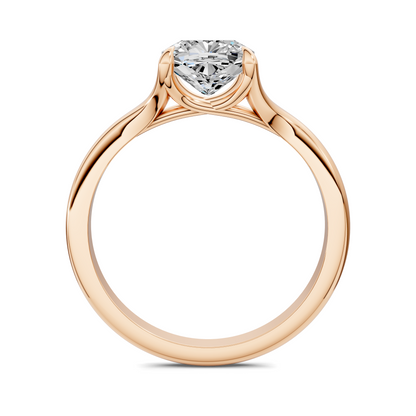 Jillian Split Shank Solitaire Ring