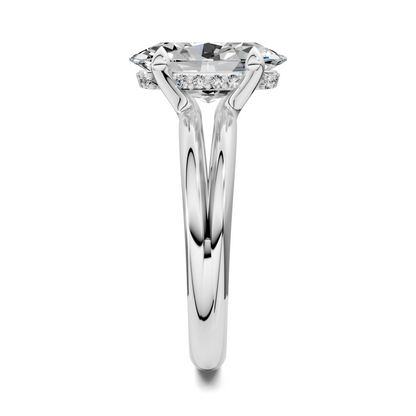Ashlee Floating Split Band Ring