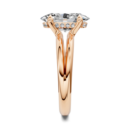 Ashlee Floating Split Band Ring