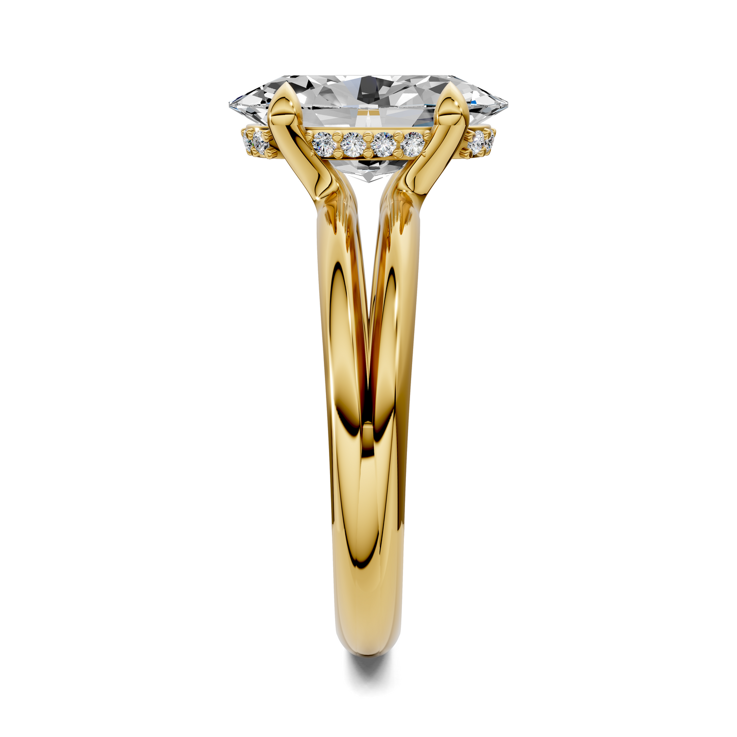 Ashlee Floating Split Band Ring