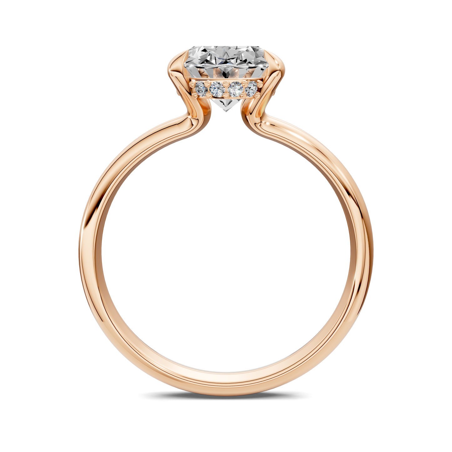 Ashlee Floating Split Band Ring