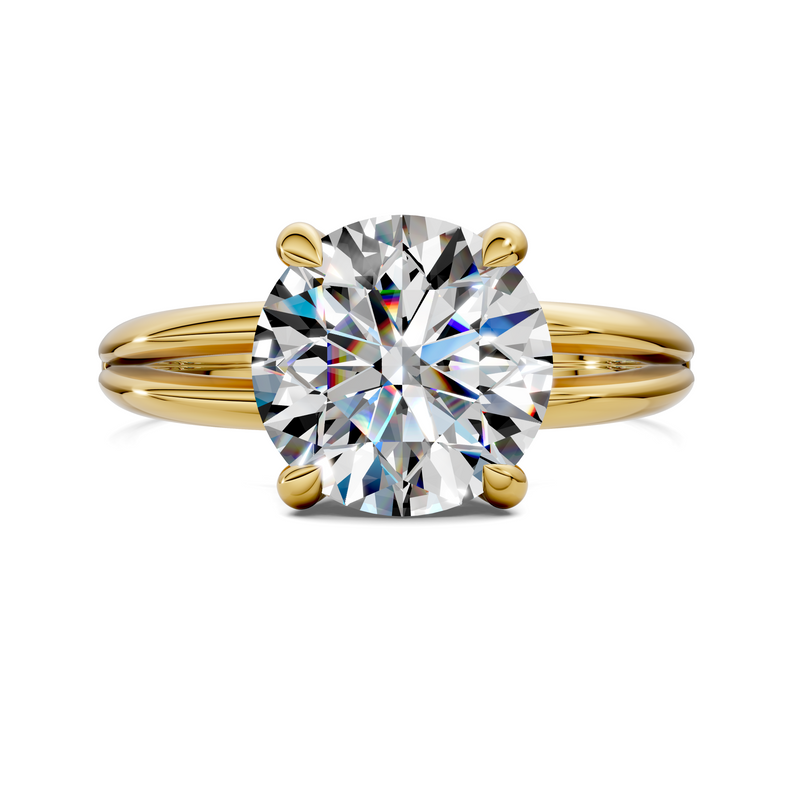 Opes Floating Split Band Ring