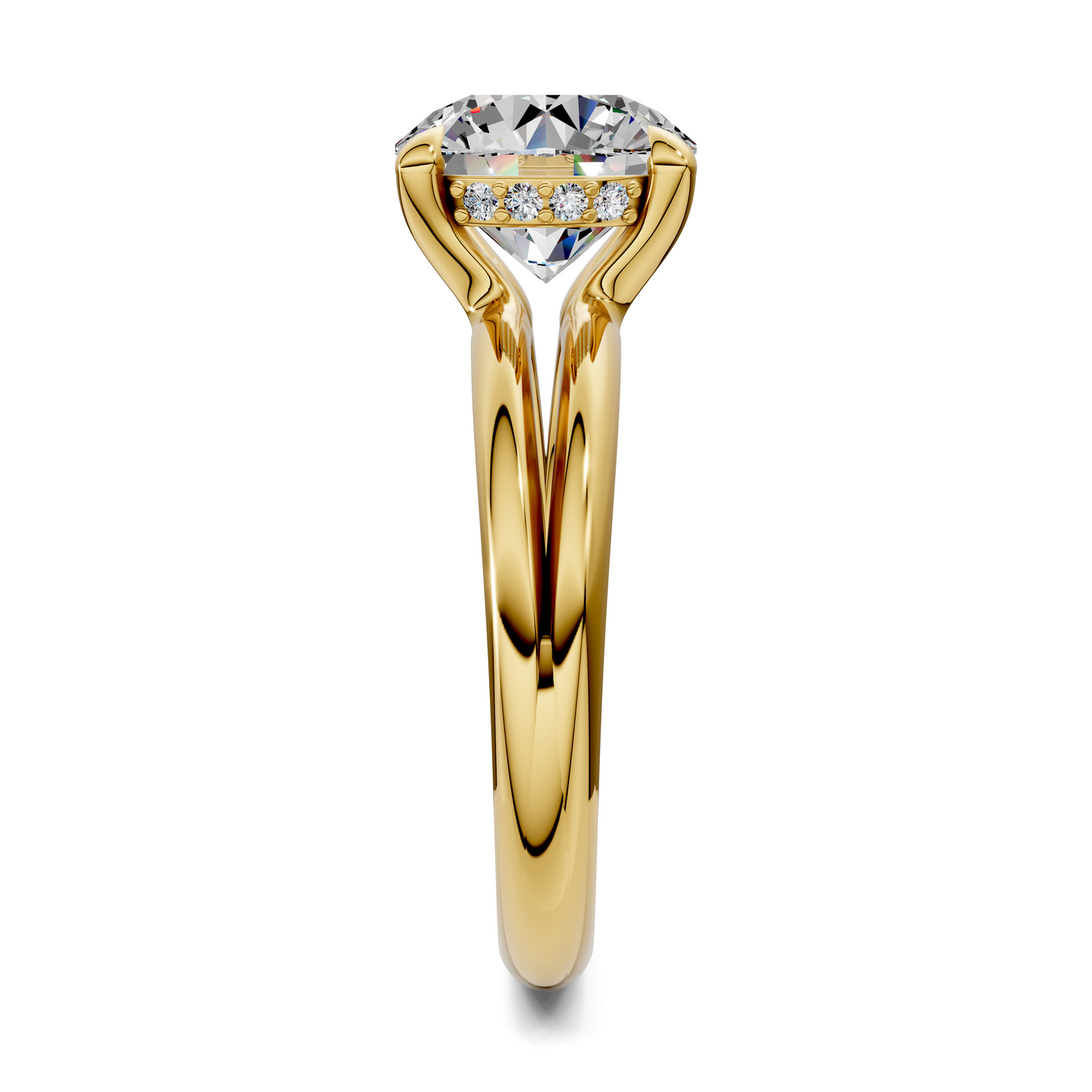 Ashlee Floating Split Band Ring