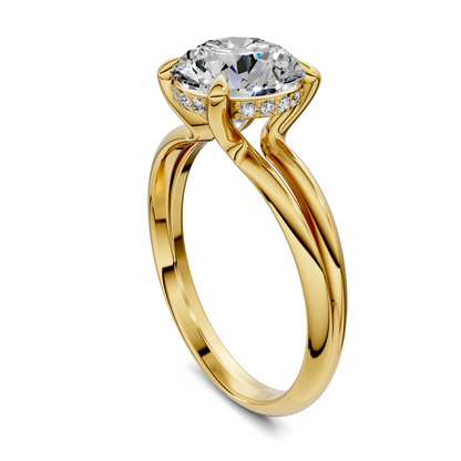 Ashlee Floating Split Band Ring