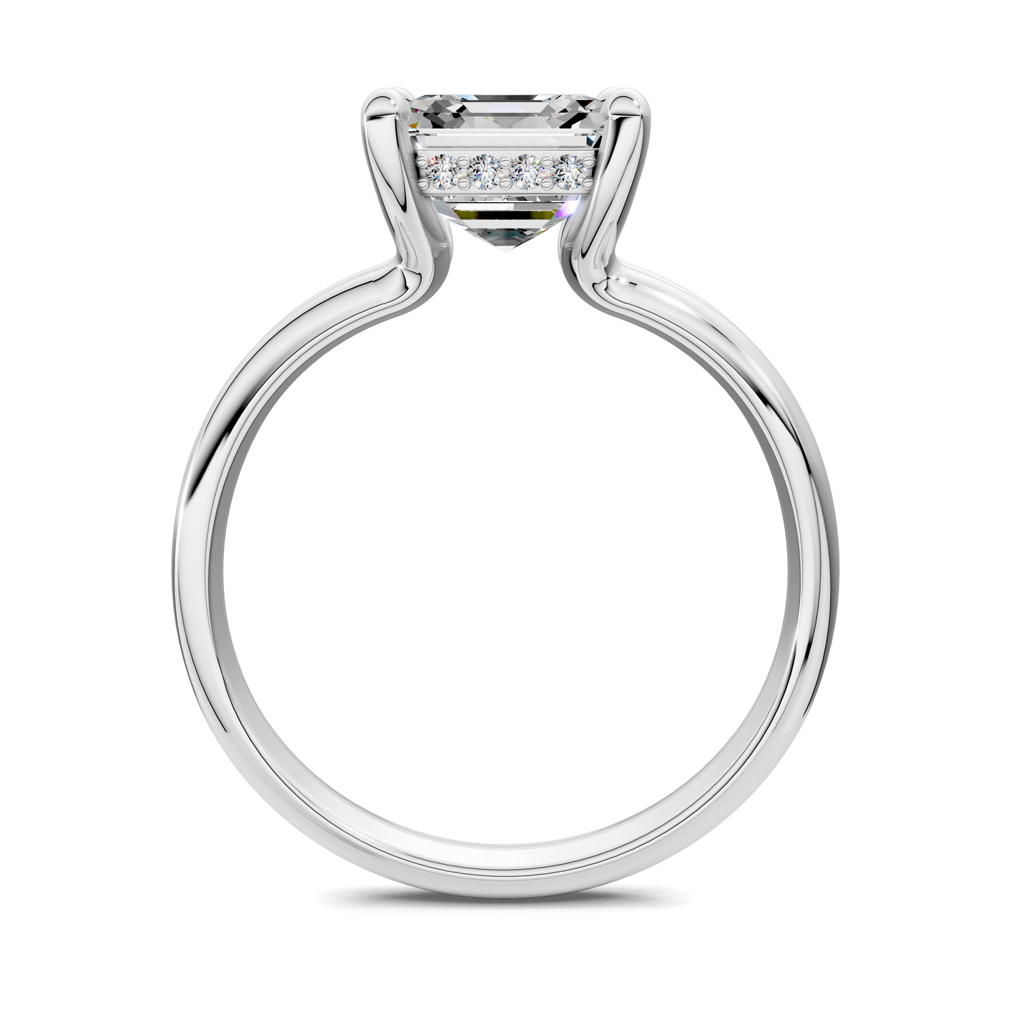Ashlee Floating Split Band Ring
