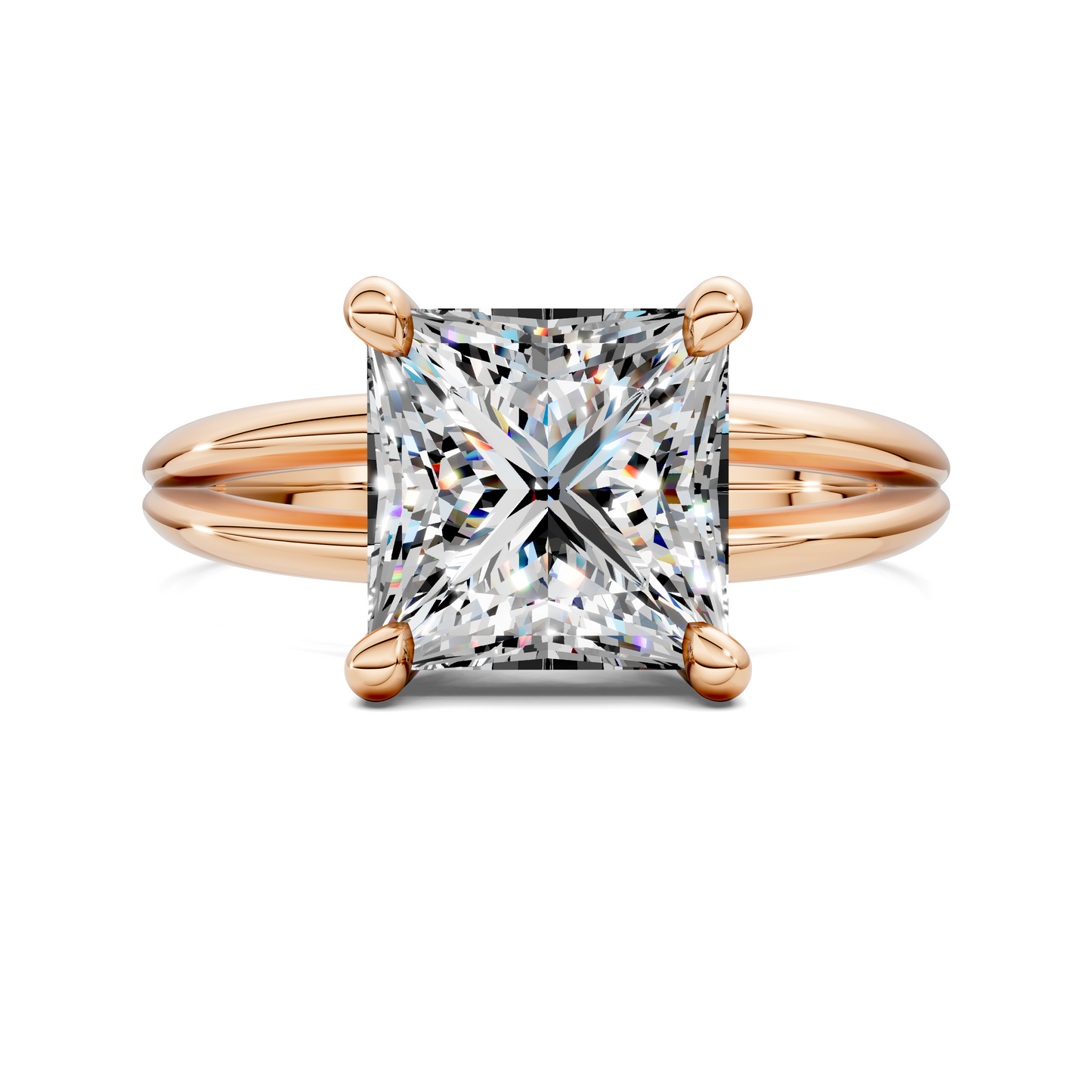 Ashlee Floating Split Band Ring