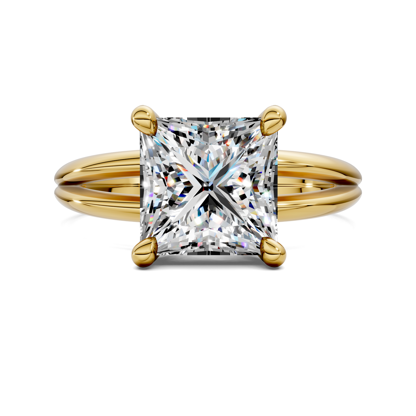 Ashlee Floating Split Band Ring