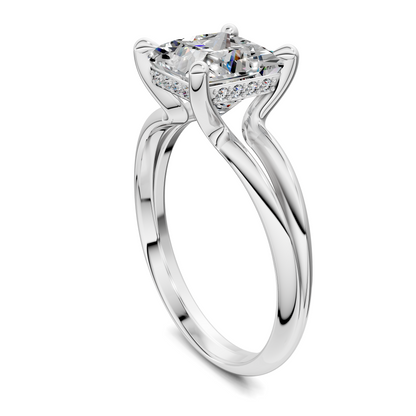 Ashlee Floating Split Band Ring