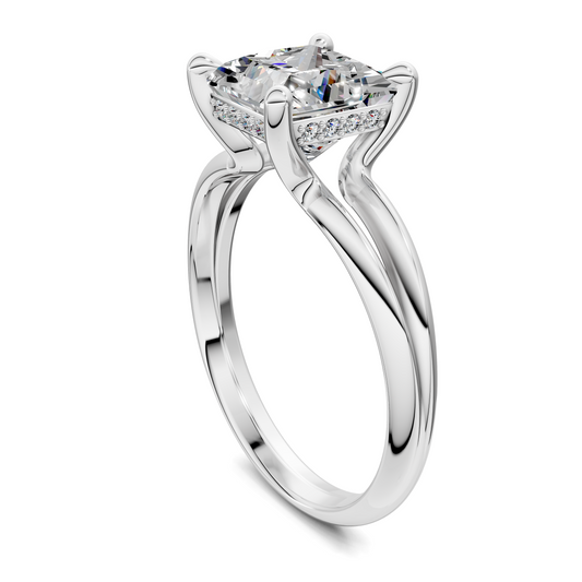 Ashlee Floating Split Band Ring
