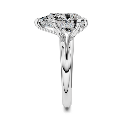 Ashlee Floating Split Band Ring