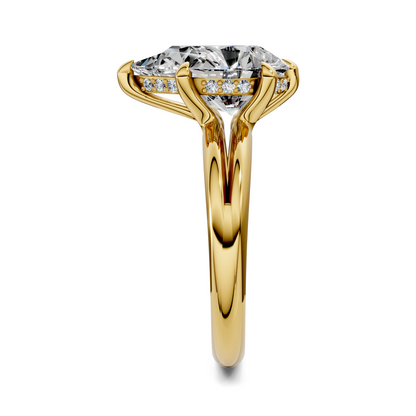 Ashlee Floating Split Band Ring