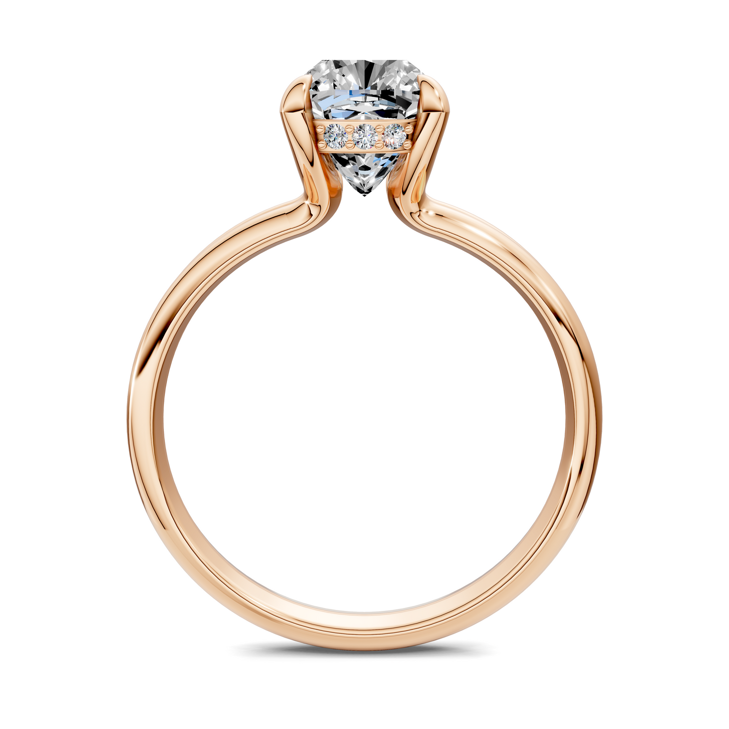 Ashlee Floating Split Band Ring