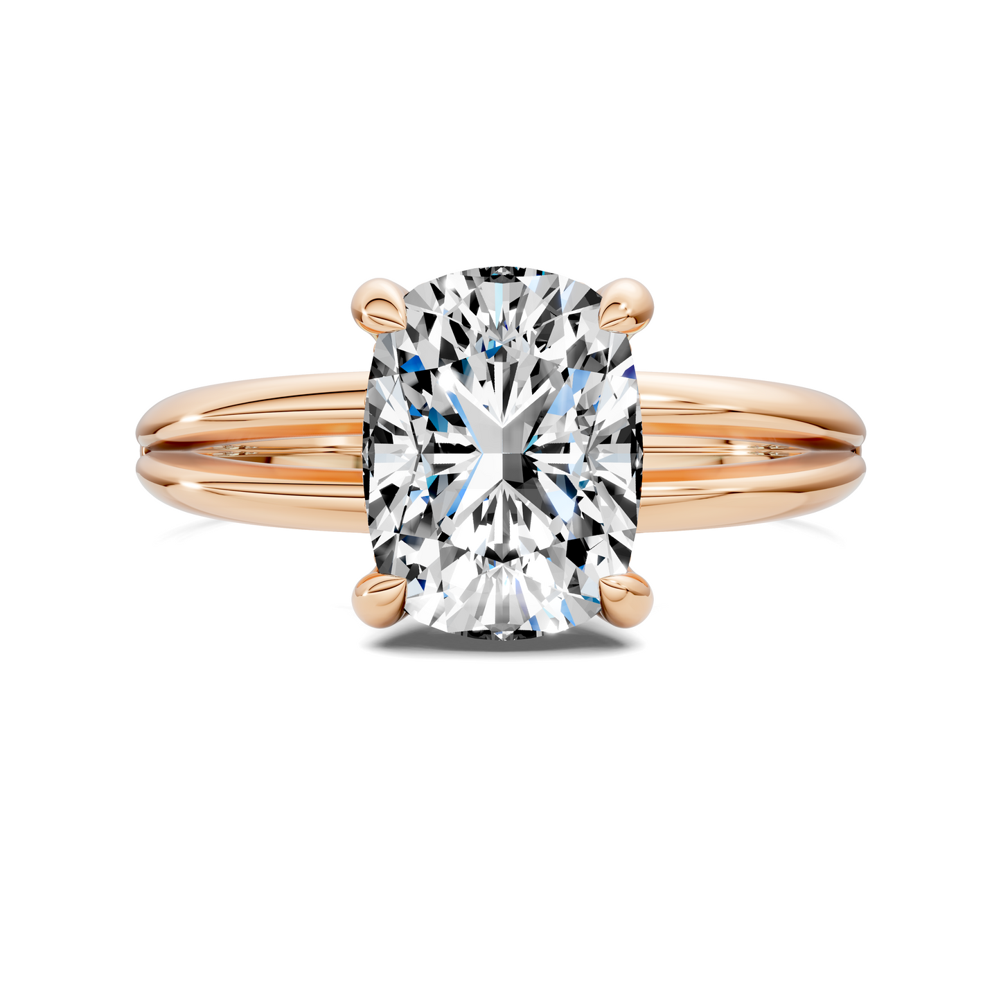 Ashlee Floating Split Band Ring