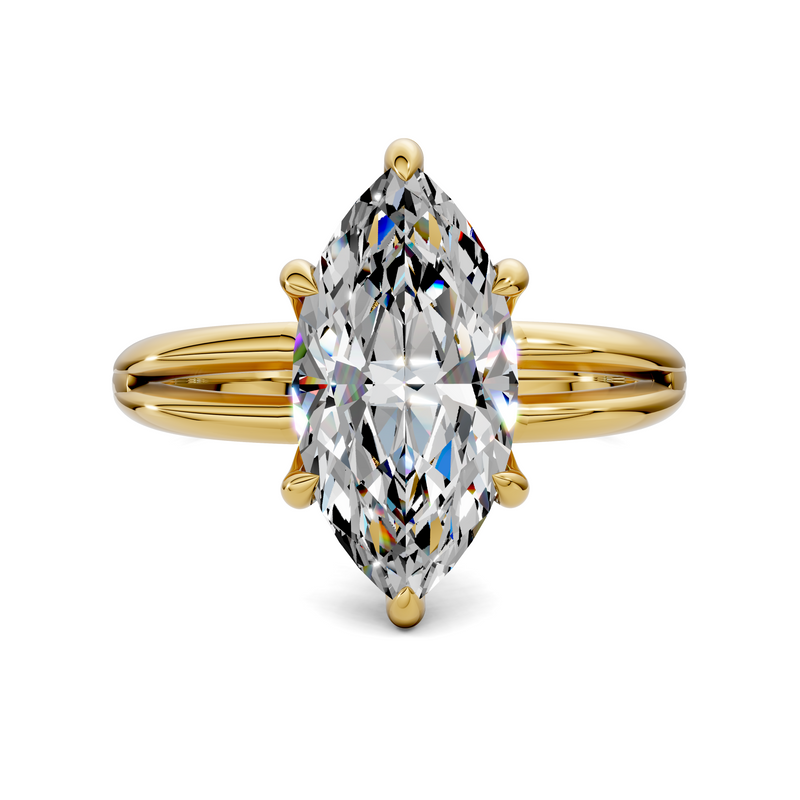 Opes Floating Split Band Ring