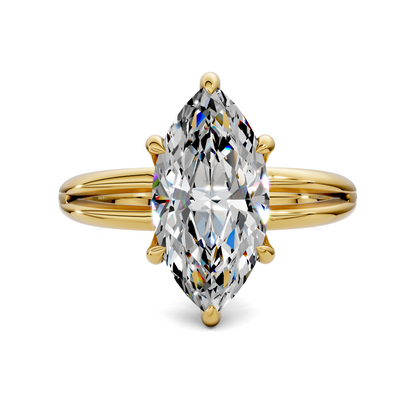 Ashlee Floating Split Band Ring