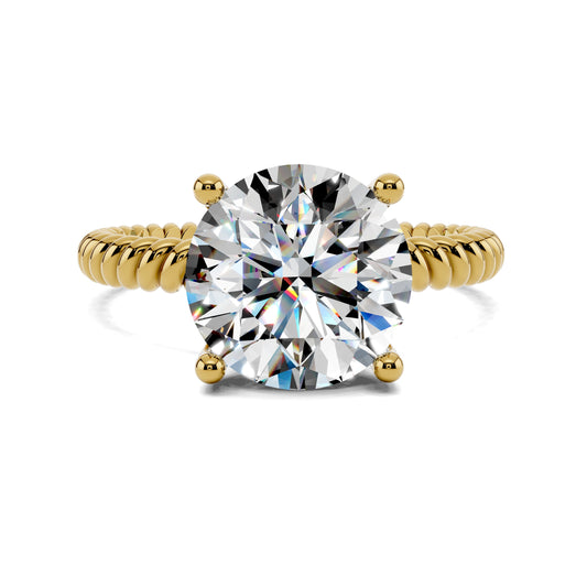 Jennifer Twisted Rope Solitaire Engagement Ring
