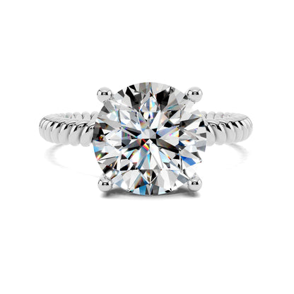 Jennifer Twisted Rope Solitaire Engagement Ring
