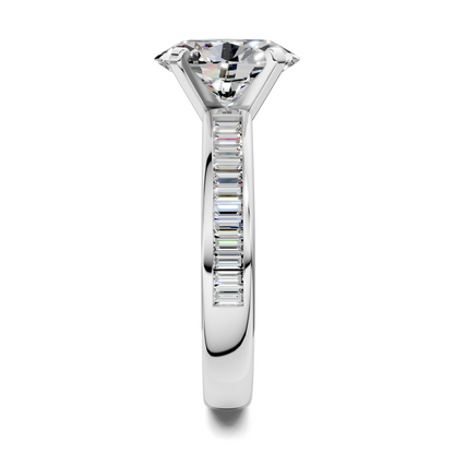 Cindy Baguette Channel Ring