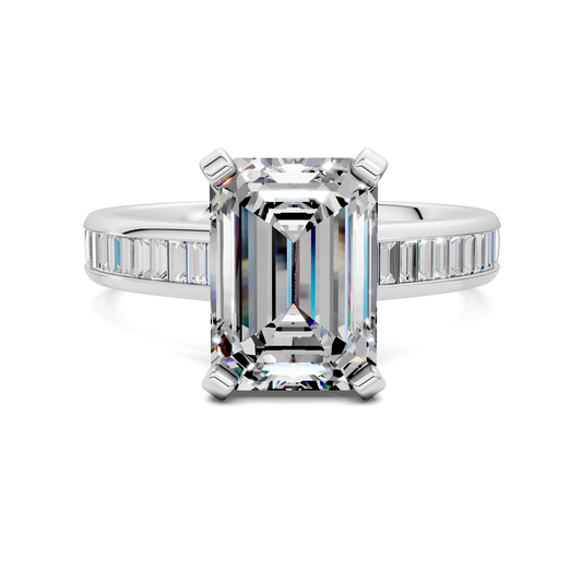 Cindy Baguette Channel Ring