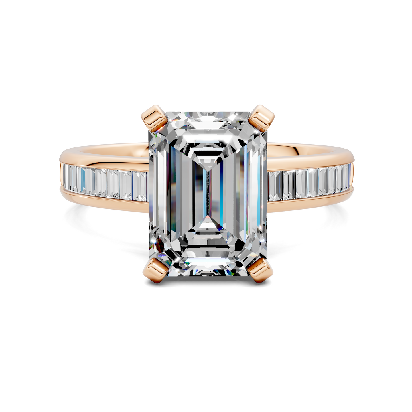 Cindy Baguette Channel Ring