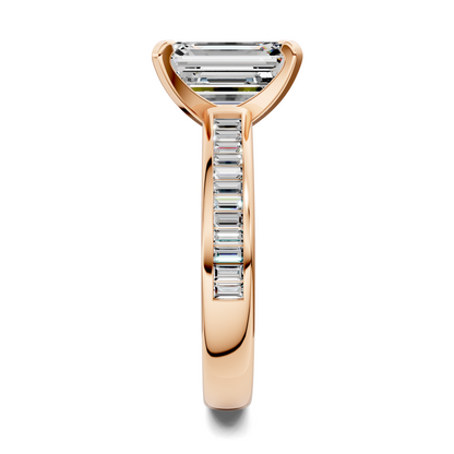 Cindy Baguette Channel Ring