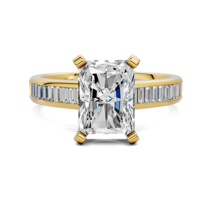 Cindy Baguette Channel Ring