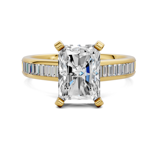 Cindy Baguette Channel Ring