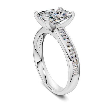 Cindy Baguette Channel Ring