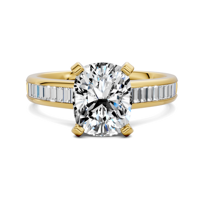 Cindy Baguette Channel Ring