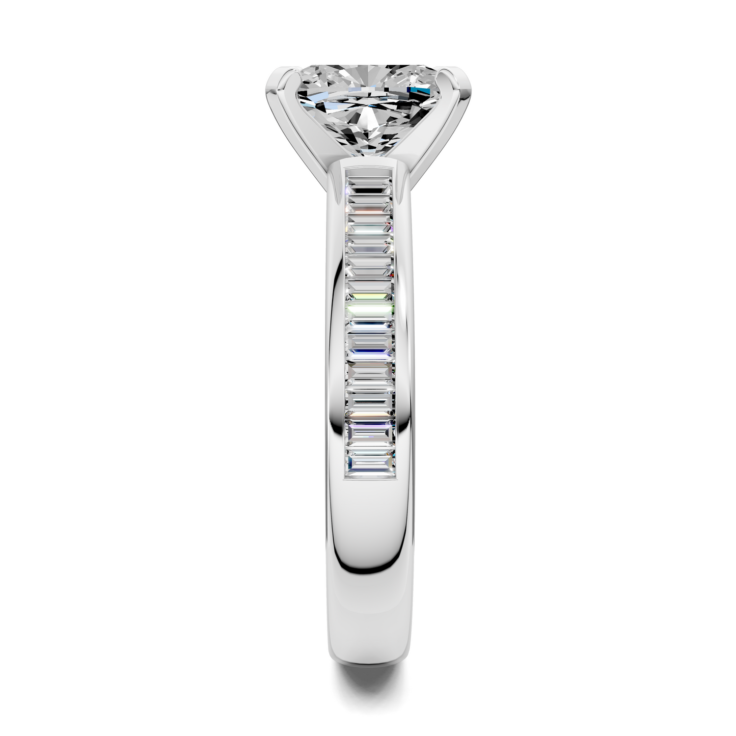 Cindy Baguette Channel Ring