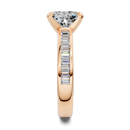 Cindy Baguette Channel Ring